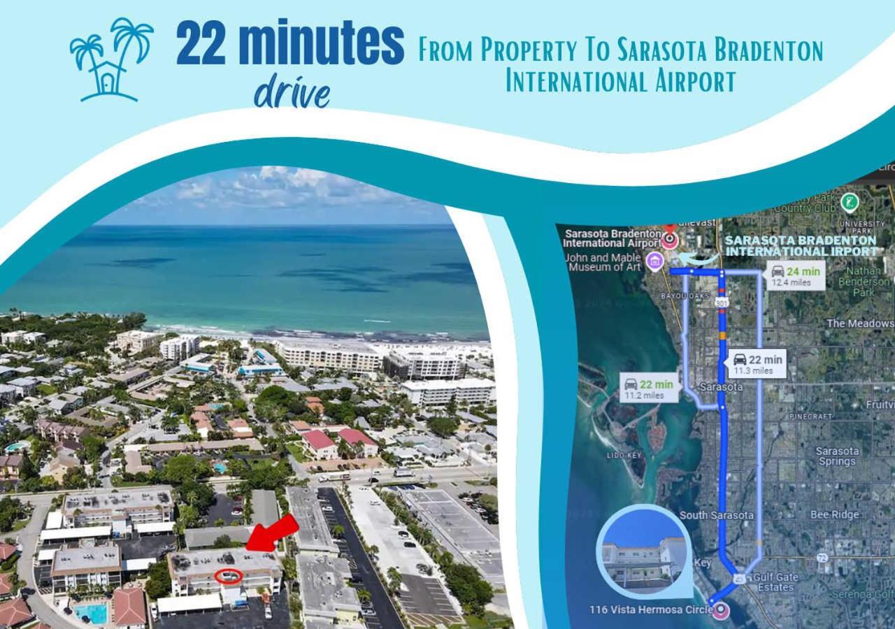 Updated Condo With Pool, Walk To Crescent Beach & Restaurants! Sarasota Exterior photo